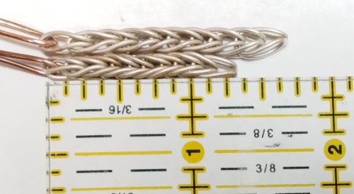 Judy Larson's Double Foxtail Chain - , Wire Jewelry Design, Making Chain, Chain Making , Loops, Wire Loop, Wrapped Wire Loop, Pull the chain through that hole three or four times
